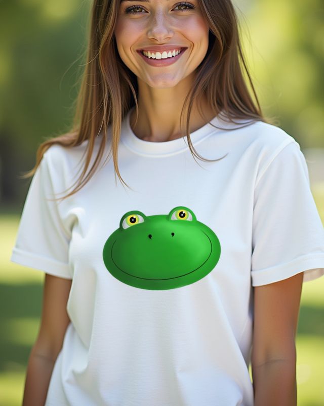Smiling Little Frog - Cute Frog Lover Design