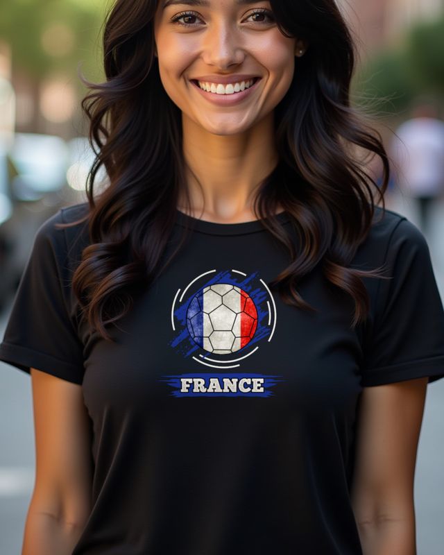Country Flag of France - Fan Gift for French Pride โ T-Shirt