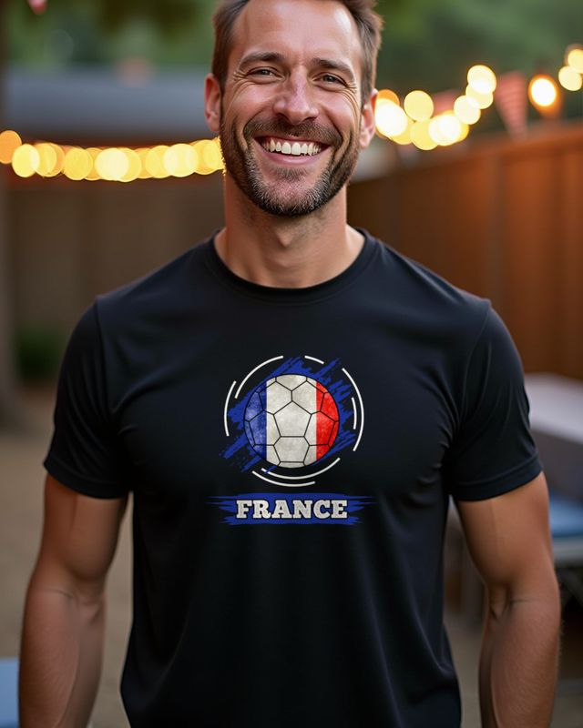 Länderflagge Frankreich - Fan Motiv für Frankreich-Fans – T-Shirt