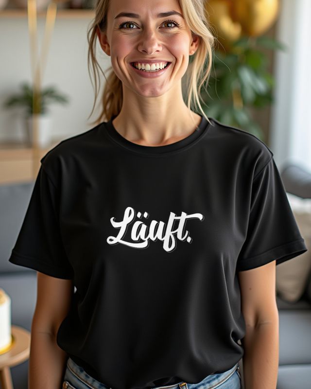 Läuft German Slang Saying - Funny Things Going Well Quote – T-Shirt