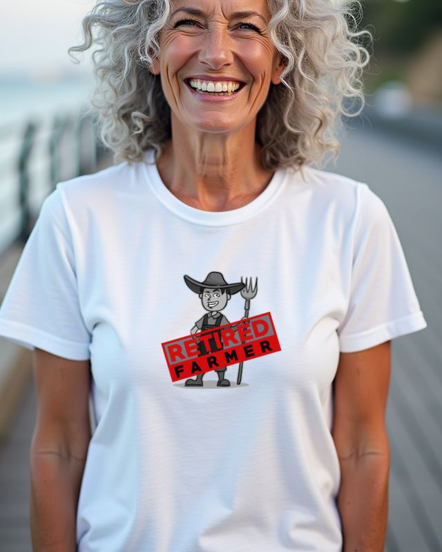 Retired Farmer - Funny Retirement Gift for Farmers – T-Shirt
