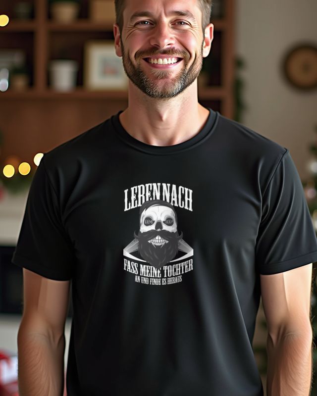 Life After Death German Saying - Protective Girl Dad – T-Shirt