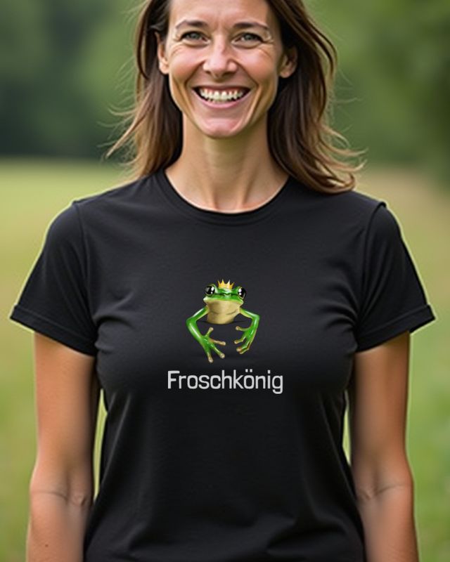 Little Cute Frog King - Funny Frog Prince Gift – T-Shirt