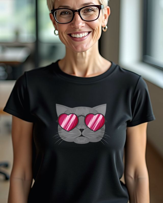 Love Cats - Sweet Cat Design for Cat People – T-Shirt