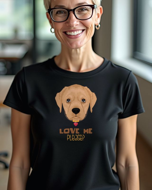 Love Me Please Hund - Süßes Shirt für Hundeliebhaber – T-Shirt