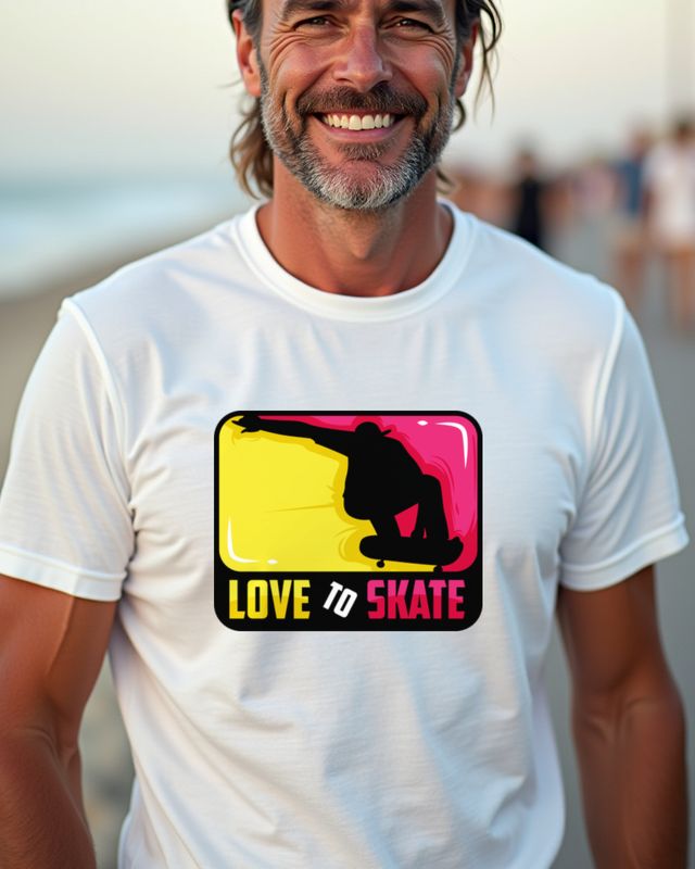 Love to Skate - Skateboard Motiv für Skater – T-Shirt