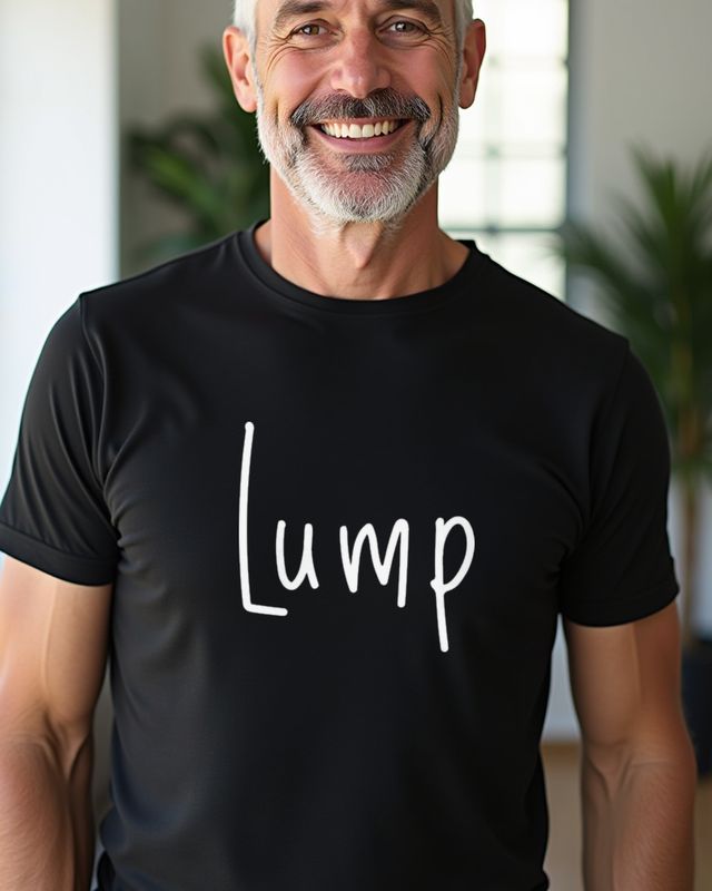 Lump - Lustiger Schriftzug für freche Kerle – T-Shirt