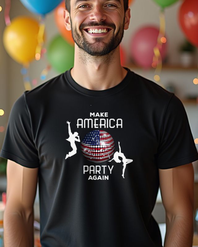 Make America Party Again - Funny USA Party Gift – T-Shirt