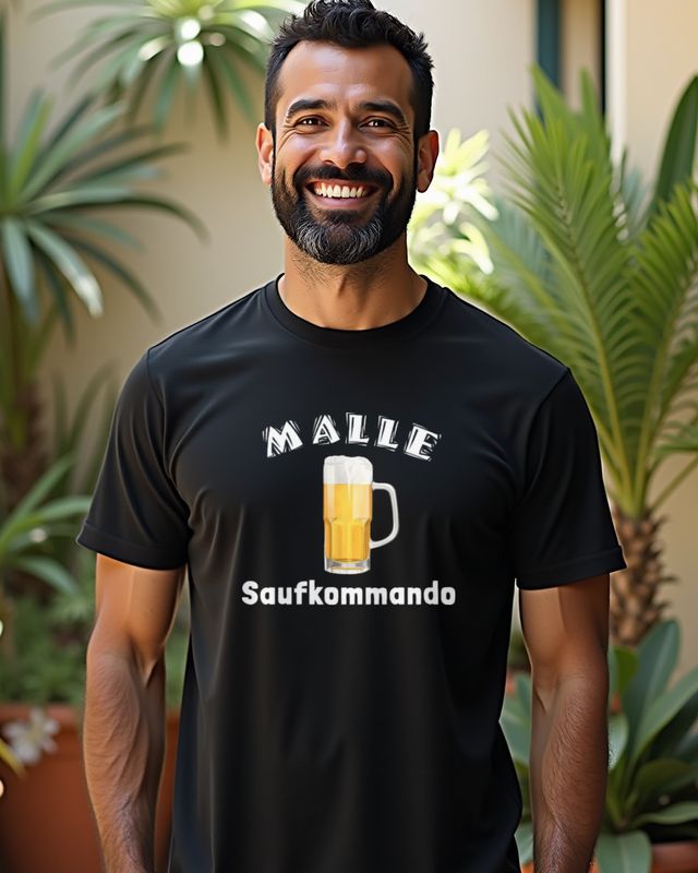 Malle Saufkommando - Bier Shirt für Mallorca Urlaub
