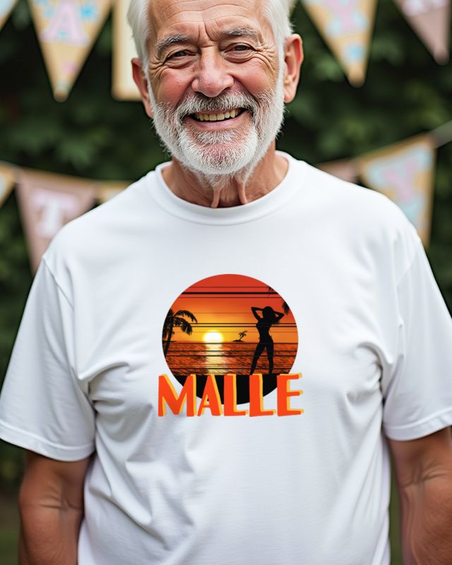 Malle Feeling - Sunset Motiv für Inselurlaub auf Mallorca – T-Shirt