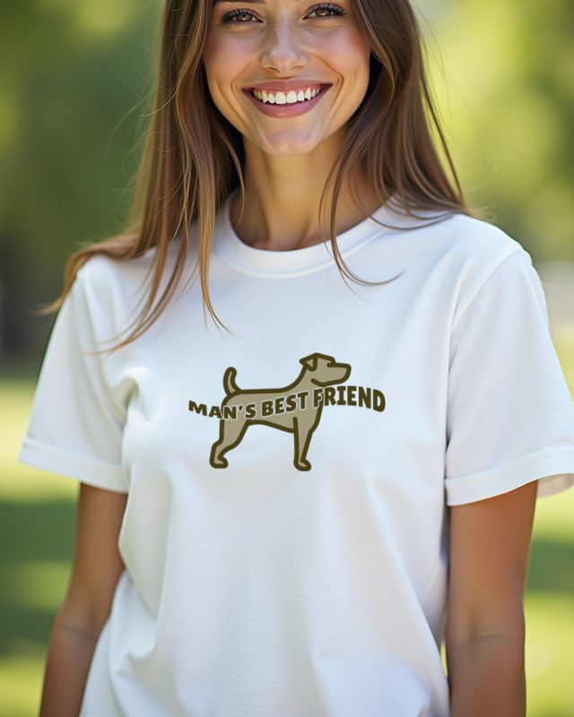 Man’s Best Friend - Hund als bester Freund des Menschen – T-Shirt