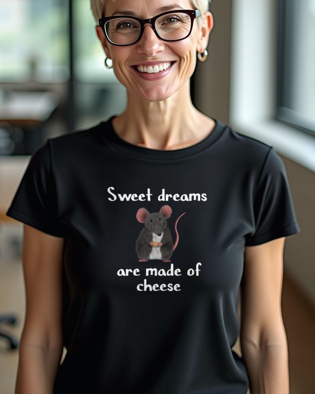 Dreams Made of Cheese - Funny Mouse and Rat Gift