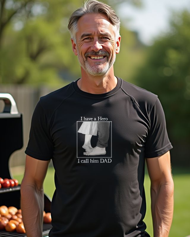 My Dad is my Hero - Papa Geschenk von der Tochter – T-Shirt