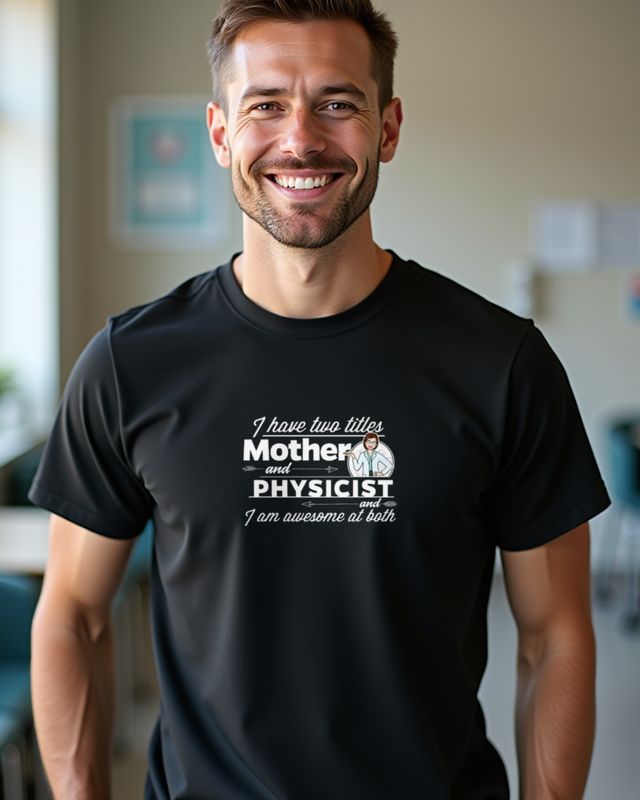 Mom and Physicist - Physicist and Mother Science Mom Shirt – T-Shirt