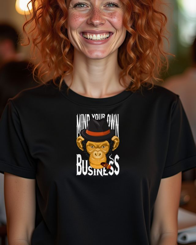 Mind Your Own Business - Sassy Saying for Introverts β T-Shirt