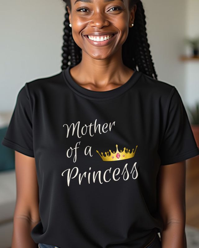 Mother of a Princess - Mama Tochter Geschenk Muttertag – T-Shirt