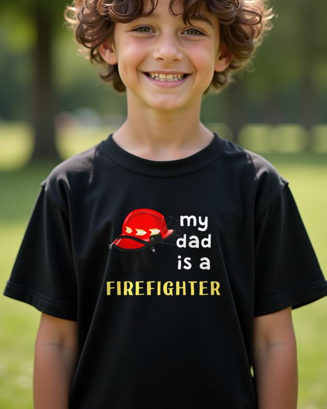 My Dad is a Firefighter - Proud Firefighter Kid Gift