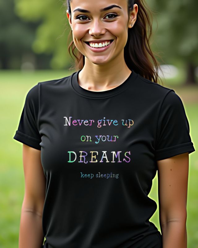 Never Give Up on Your Dreams Keep Sleeping - Funny Nap