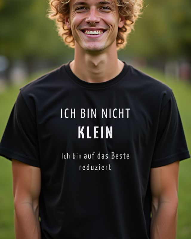 Not Short Just Reduced to the Best - Funny German Saying โ T-Shirt