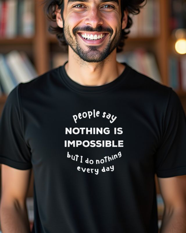 Nichts ist unmöglich - Ich mache jeden Tag nichts – T-Shirt