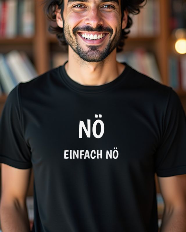 Nö Einfach Nö German Saying - Nope Just Nope Funny Gift – T-Shirt