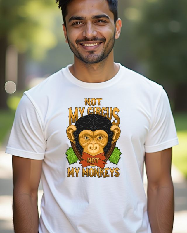Not My Circus Not My Monkeys - Spruch für Gelassene – T-Shirt