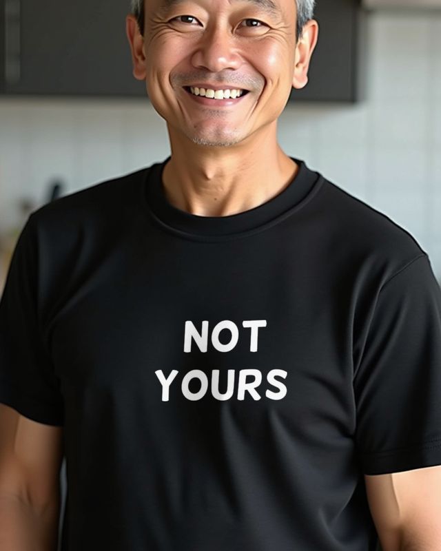 Not yours - Lustiger Spruch für Vergebene und Paare