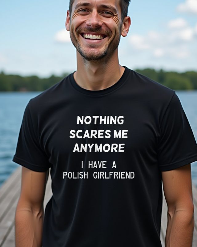Nothing Scares Me I Have A Polish Girlfriend - Polen – T-Shirt