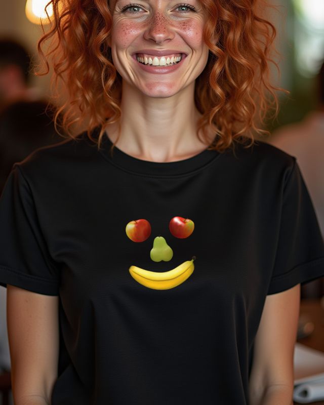 Fruit Face - Funny Fruit Design for Fruit Lovers – T-Shirt