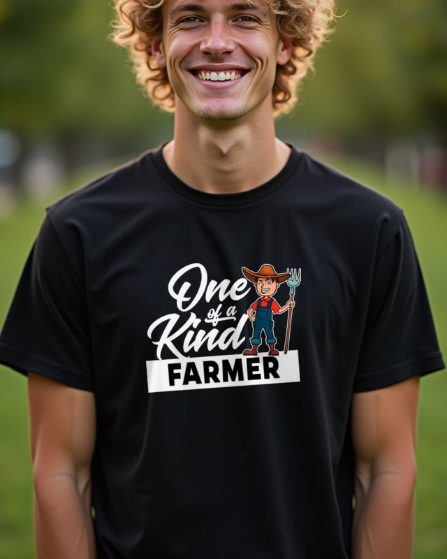 One of a Kind Farmer - Proud Farming Gift for Farmers – T-Shirt
