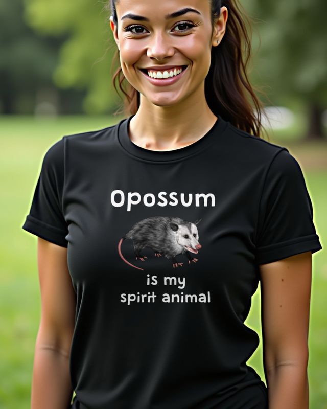 Opossum is my spirit animal - Lustiges Opossum Geschenk – T-Shirt