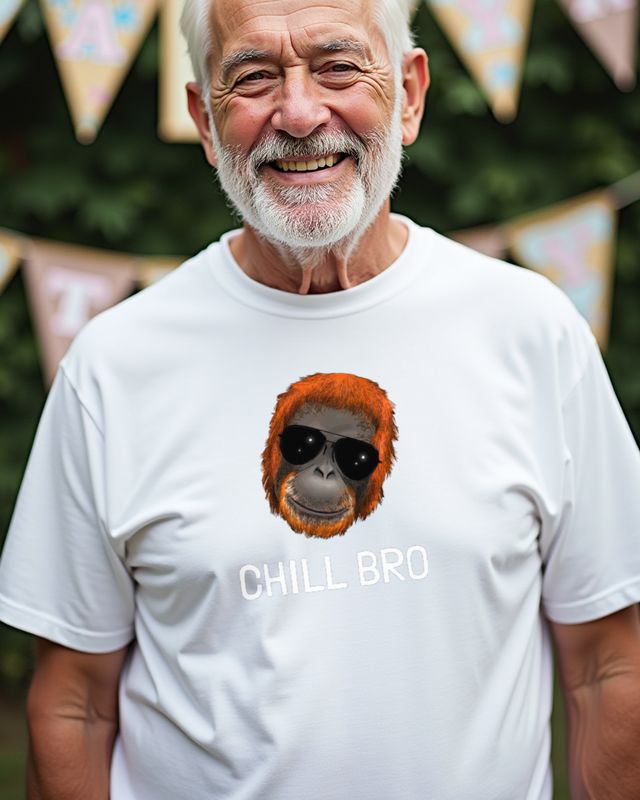 Orangutan Chill Bro - Funny Relaxed Monkey Design โ T-Shirt