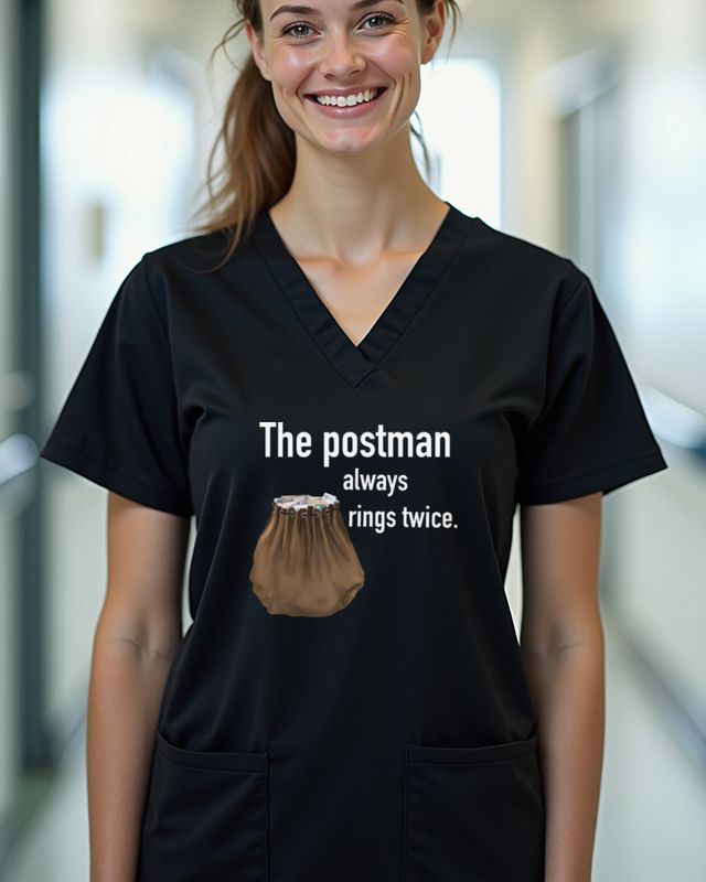 Mailman Rings Twice - Funny Postman Gift for Carriers β T-Shirt