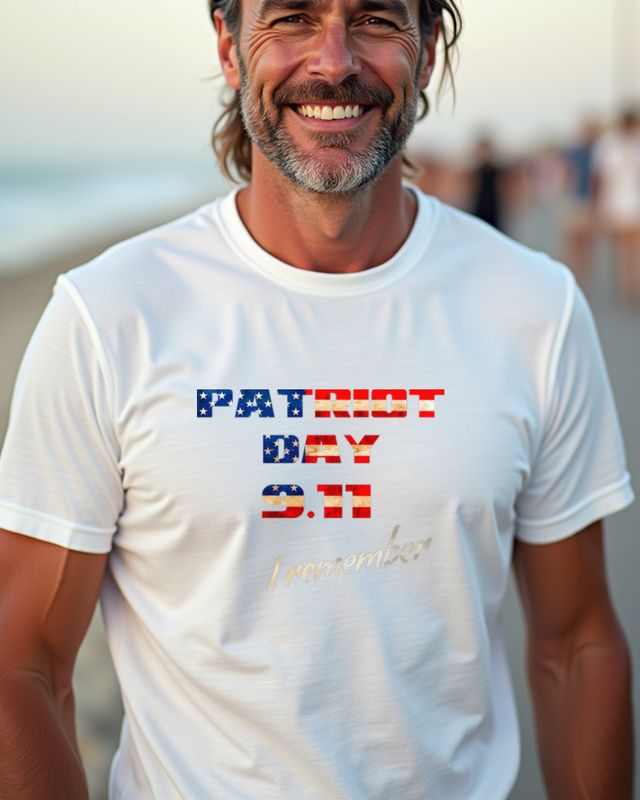 Patriot Day 9/11 I Remember - USA Flagge – T-Shirt