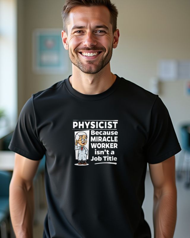 Physicist - Miracle Worker - Lustiges Physik Geschenk – T-Shirt