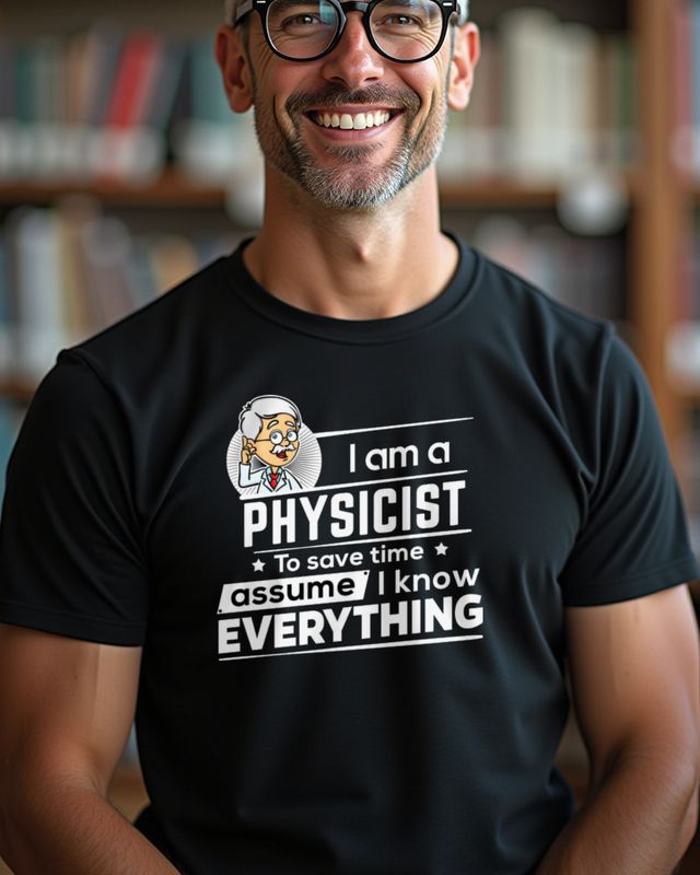 Physicist - To Save Time Assume I’m Always Right - Funny – T-Shirt
