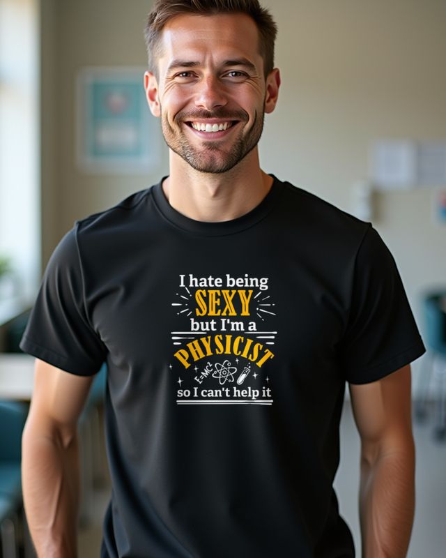 I Hate Being Attractive, I'm a Physicist - Icons β T-Shirt