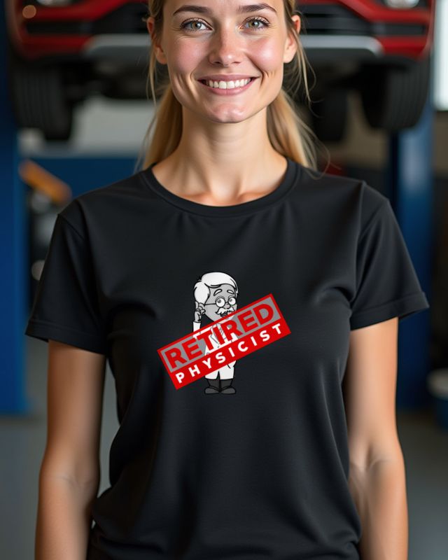 Retired Physicist - Funny Physics Pension Gift – T-Shirt