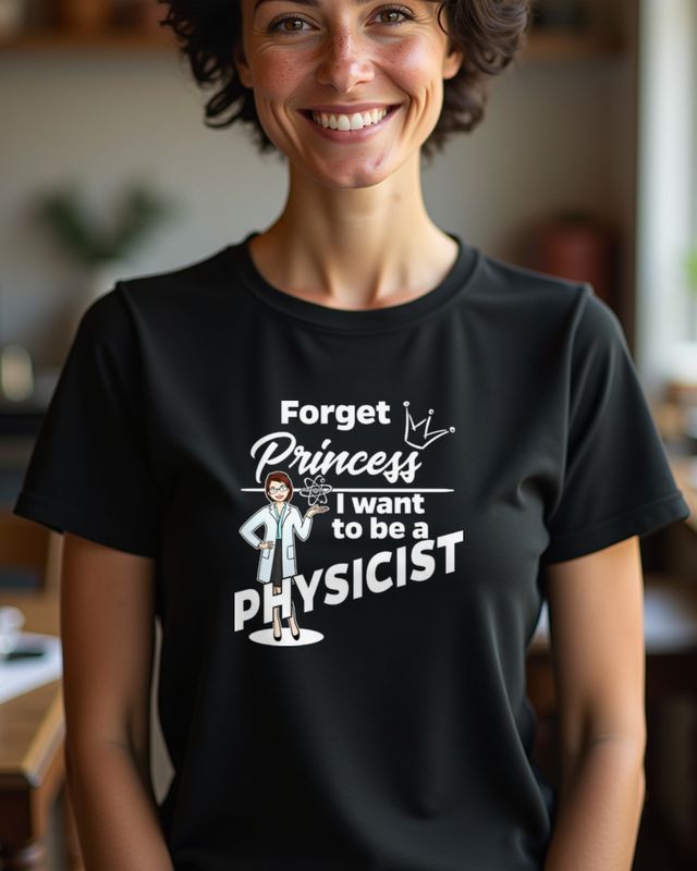 Physikerin - Forget Princess - Geschenk für Frauen