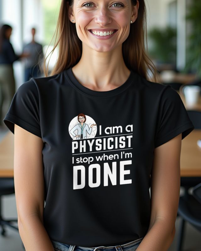 Female Physicist I Stop When I’m Done - Science Gift