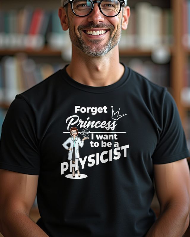 Female Physicist - Forget Princess - Gift for Women β T-Shirt