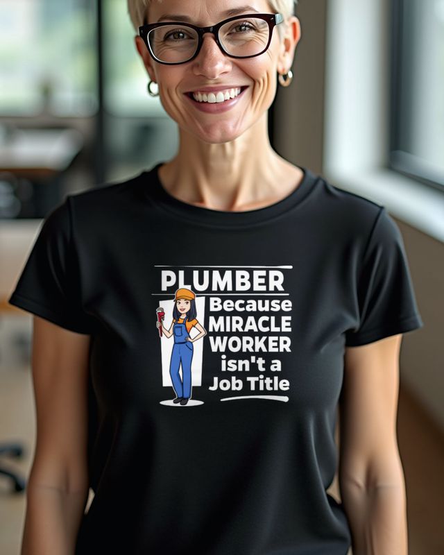 Plumber Miracle Worker - Geschenk für Klempnerinnen – T-Shirt