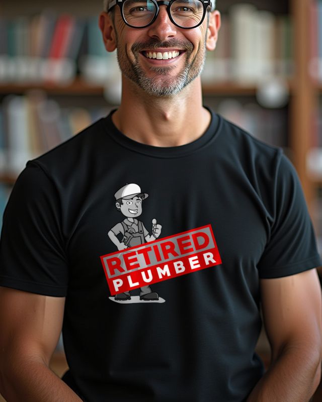 Plumber Retired - Klempner im Ruhestand Geschenk – T-Shirt