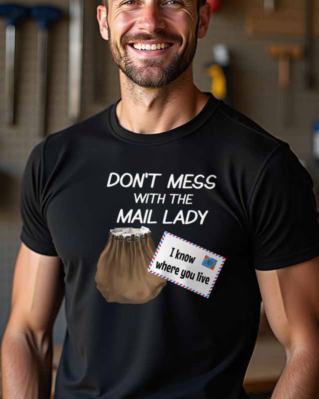 Mailman Don’t Mess With Me - Funny Mail Carrier Gift – T-Shirt