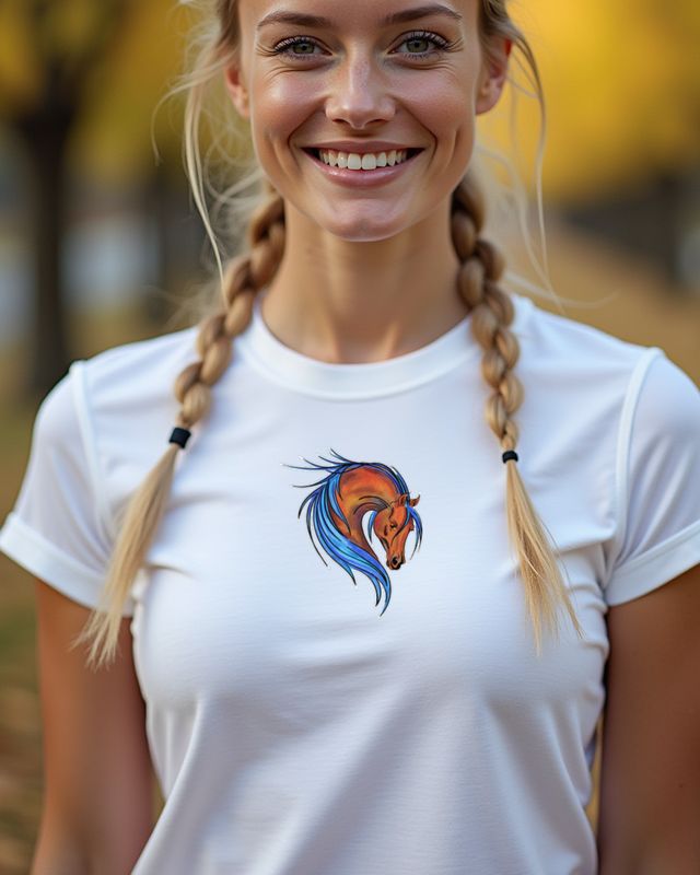 Powerful Horse - Kraftvolles Pferd für Pferdeliebhaber – T-Shirt