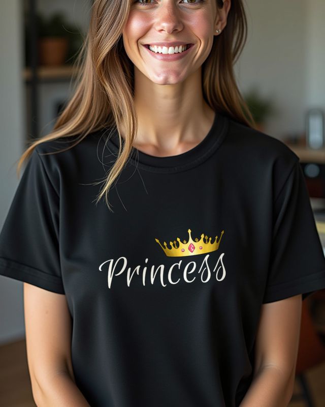 Princess - Prinzessin Motiv für Mädchen und Frauen – T-Shirt