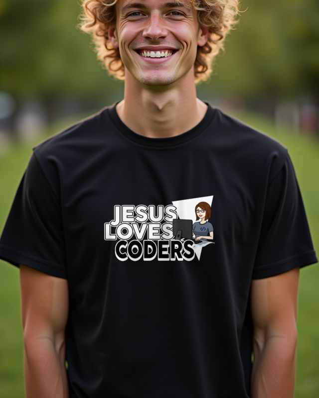 Jesus Loves Coders - Christliches Geschenk – T-Shirt