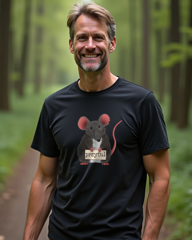 Przytul Mouse and Rat Hug - Cute Polish Hug Me Design β T-Shirt