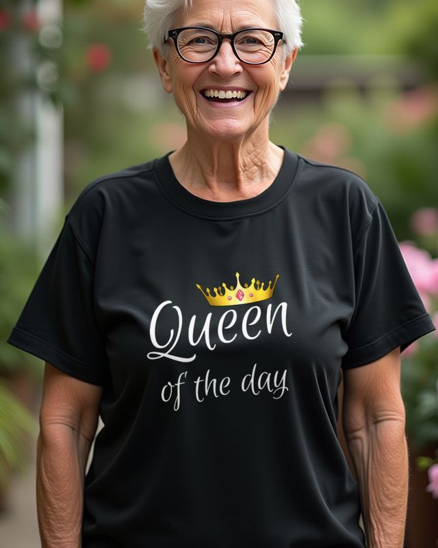 Queen of the Day - Lustiges Geburtstag Shirt für Frauen – T-Shirt