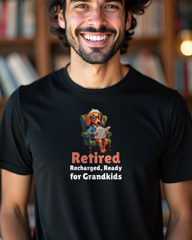 Retired, Recharged, Ready for Grandkids - Opa Rente – T-Shirt